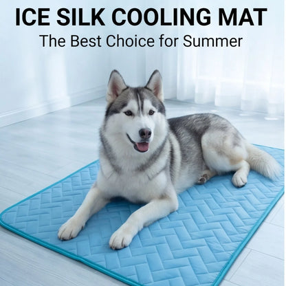 Dog Cooling Mat, Self Cooling Pet Pad Pressure Activated Gel, No Freezing Required Cooling Pad for Dogs and Cats, Portable Cooling Mat for Indoor, Outdoor & Car Use